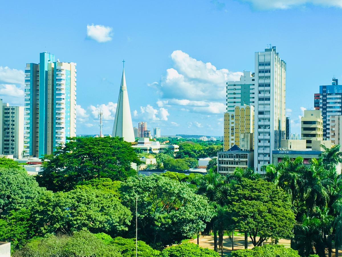 Hotel Avalon Maringa Economico Bagian luar foto